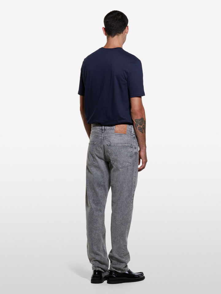 Gray Style 75 regular fit jeans - men's regular fit jeans - Gray | Sisley image number 2
